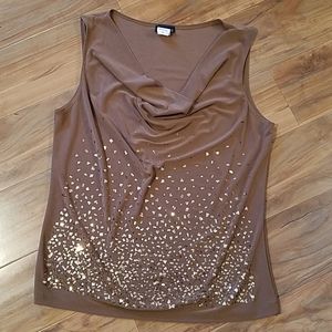 Sequined tank